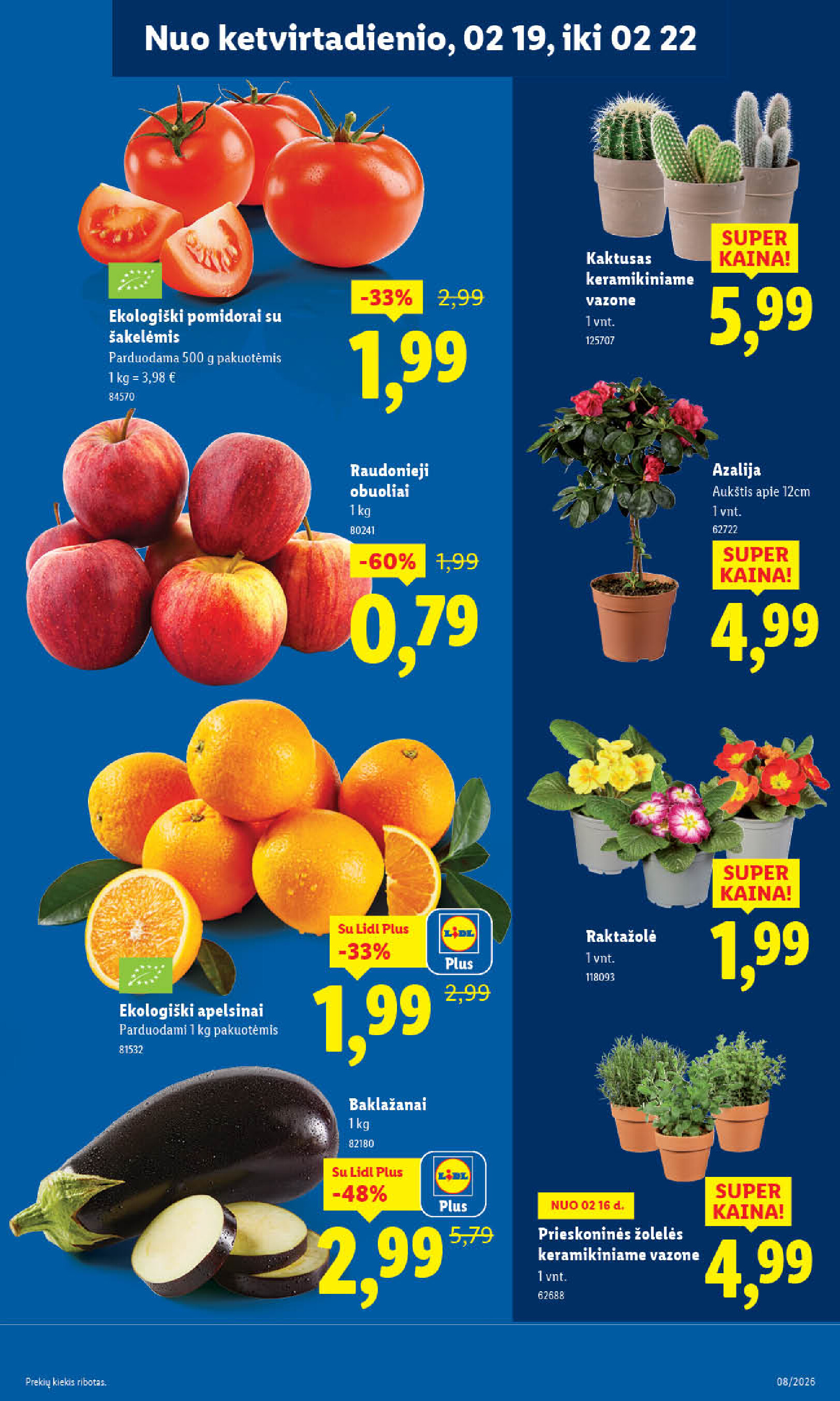 MAISTO PREKIŲ PASIŪLYMAI (2026-02-16 - 2026-02-22) | 37