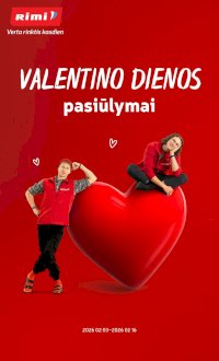 RIMI - VALENTINO dienai (2026 02 03 - 2026 02 16)