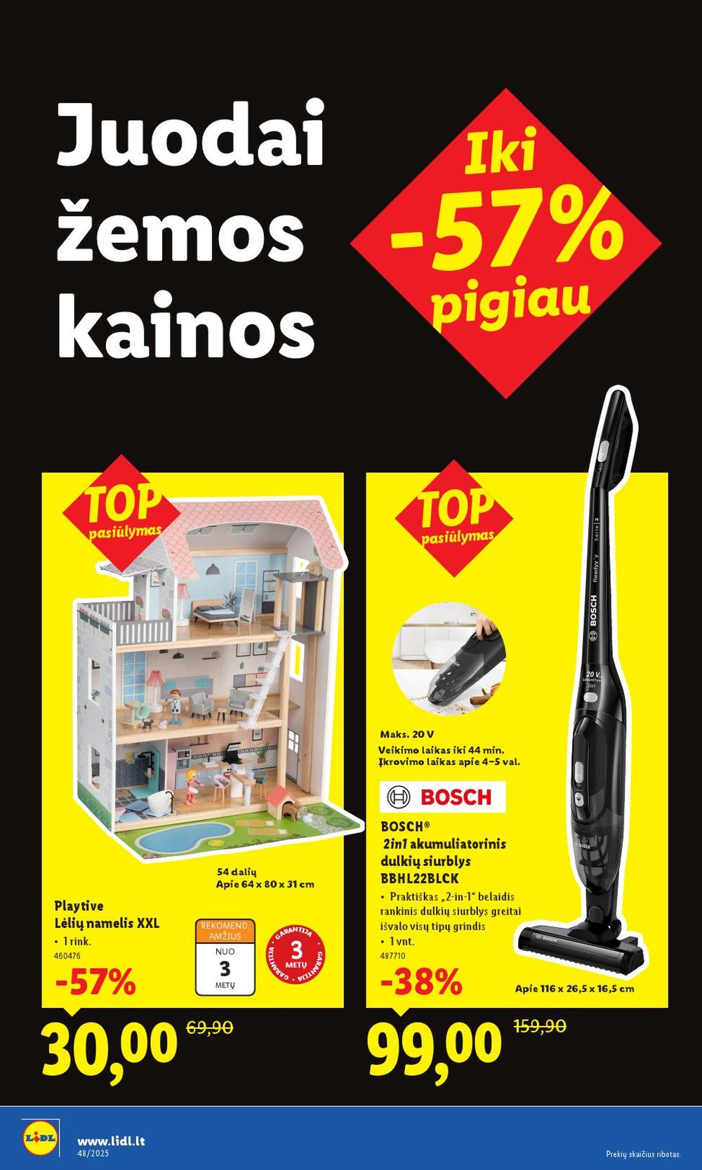 LIDL - Ne maisto prekių pasiūlymai (2025 11 24 - 2025 11 30) | 2