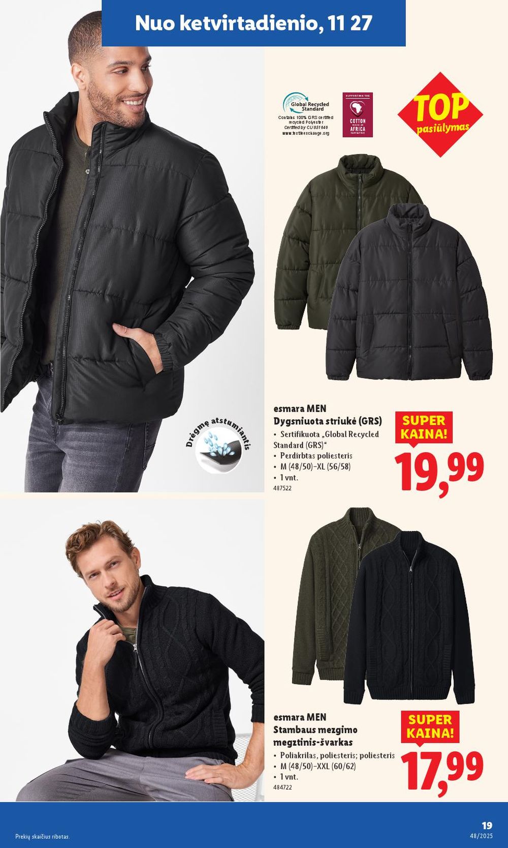 LIDL - Ne maisto prekių pasiūlymai (2025 11 24 - 2025 11 30) | 19