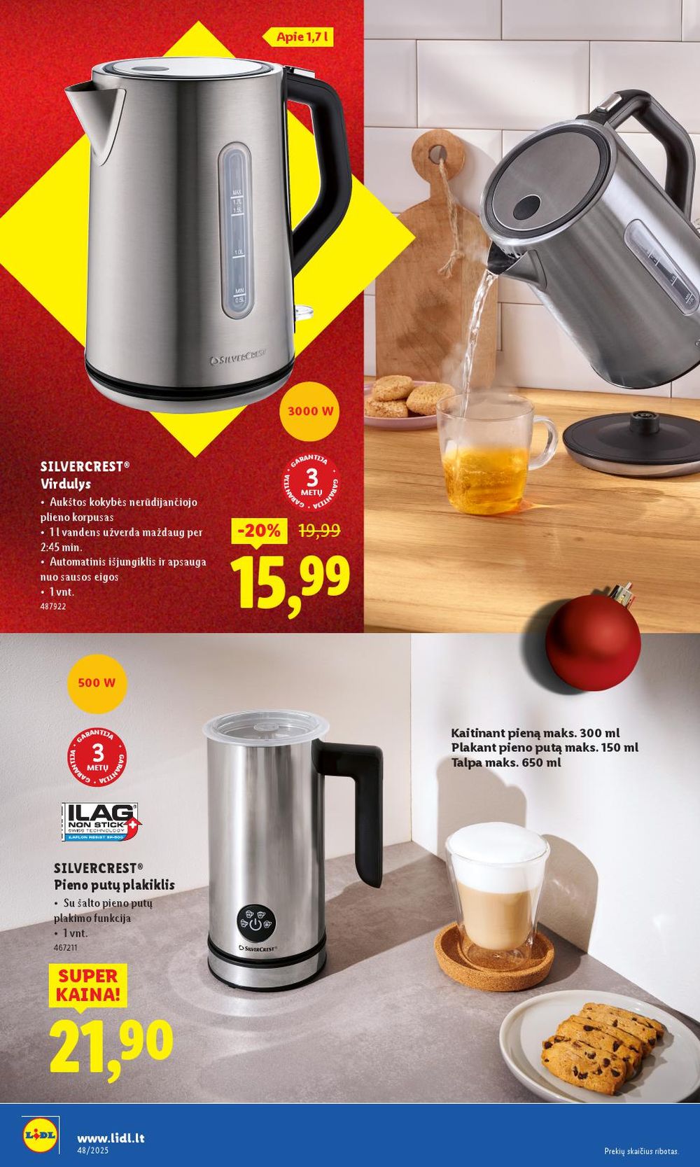 LIDL - Ne maisto prekių pasiūlymai (2025 11 24 - 2025 11 30) | 8