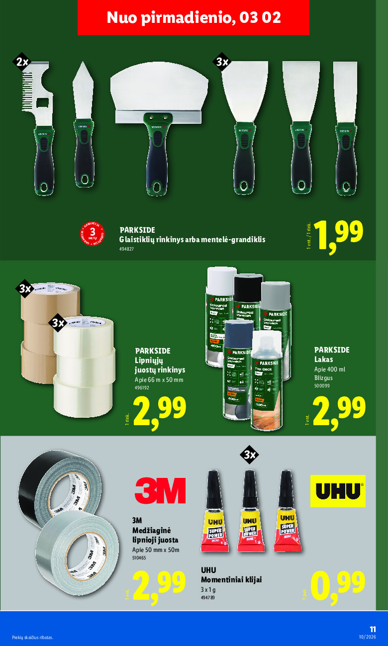 NE MAISTO PREKIŲ PASIŪLYMAI (2026-03-02 - 2026-03-08) | 11