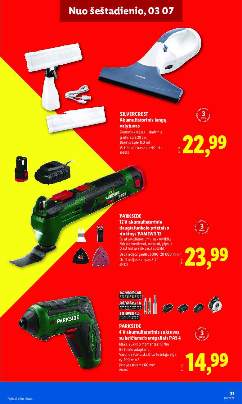 NE MAISTO PREKIŲ PASIŪLYMAI (2026-03-02 - 2026-03-08) | 31