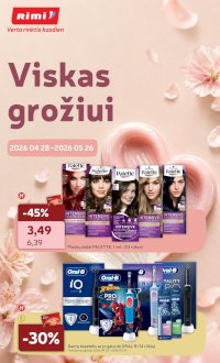 RIMI - GROŽIO prekių katalogas Nr. 05 (2026 04 28 - 2026 05 26)