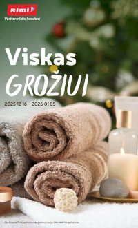 RIMI - Grožio prekių katalogas (2025 12 16 - 2026 01 05)