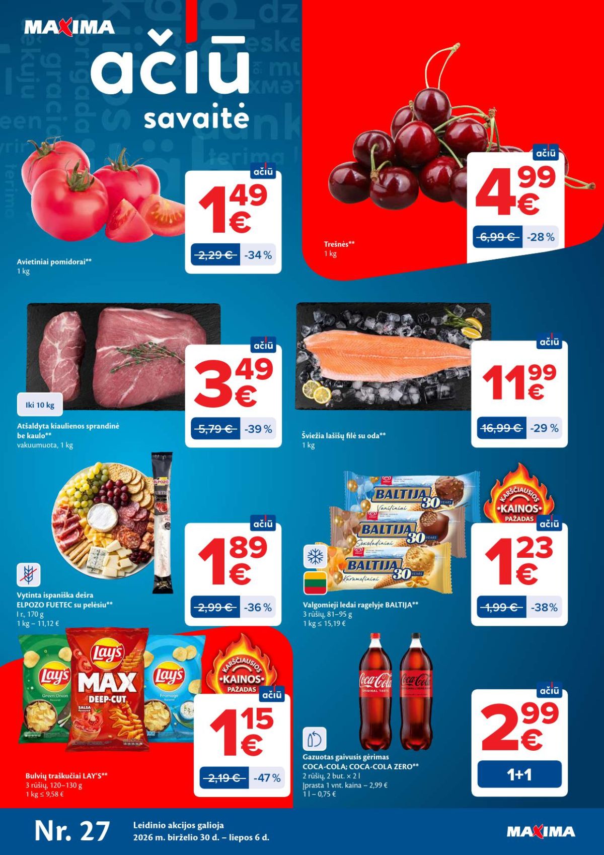 MAXIMA - Kaininis leidinys Nr.27 (2026 06 30 - 2026 07 06) | 1