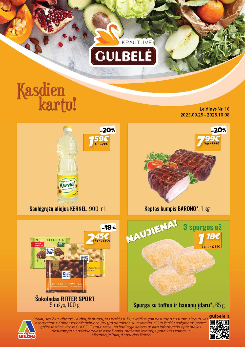 Gulbelės leidinys Nr. 18 (2025-09-25 - 2025-10-08) | 1