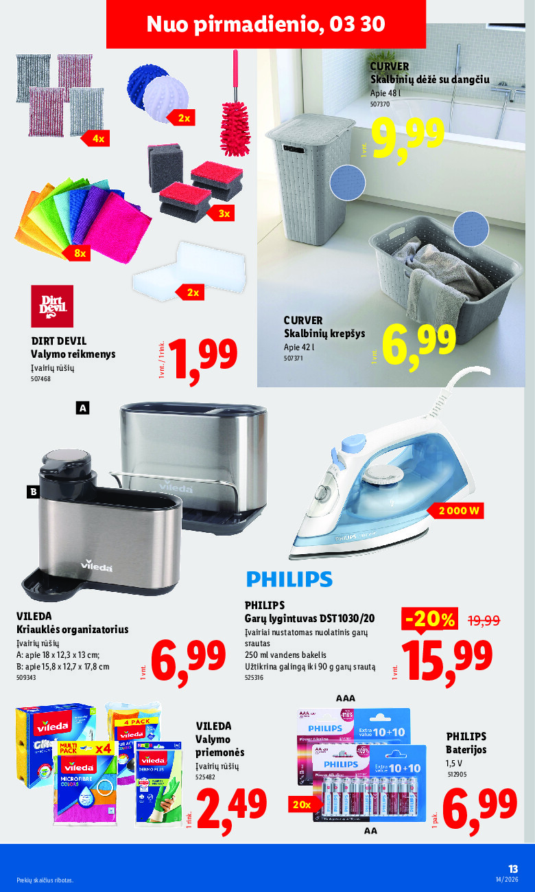 NE MAISTO PREKIŲ PASIŪLYMAI (2026-03-30 - 2026-04-05) | 13
