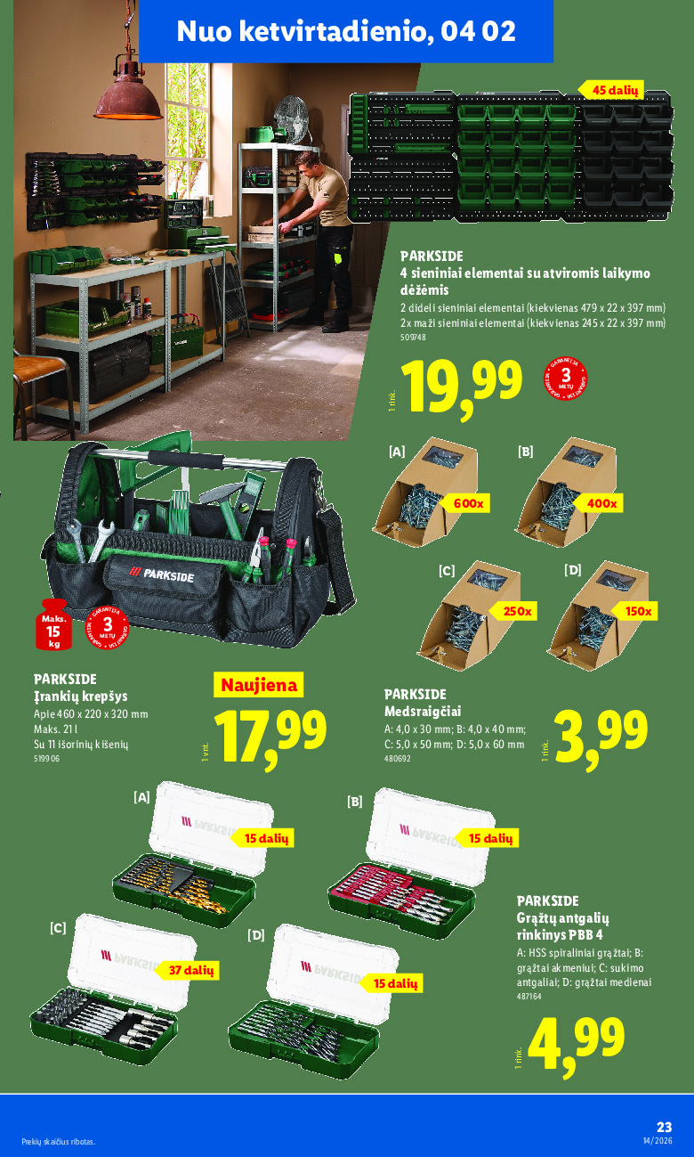 NE MAISTO PREKIŲ PASIŪLYMAI (2026-03-30 - 2026-04-05) | 23