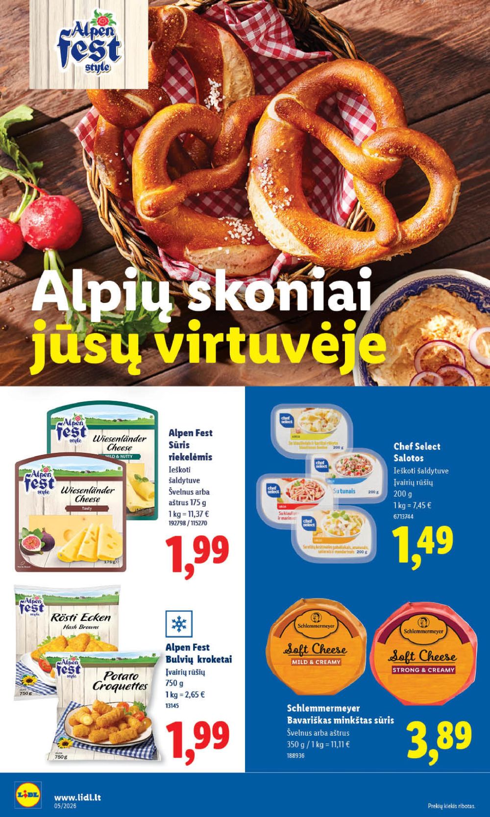 LIDL - Maisto prekių pasiūlymai (2026 01 26 - 2026 02 01) | 14