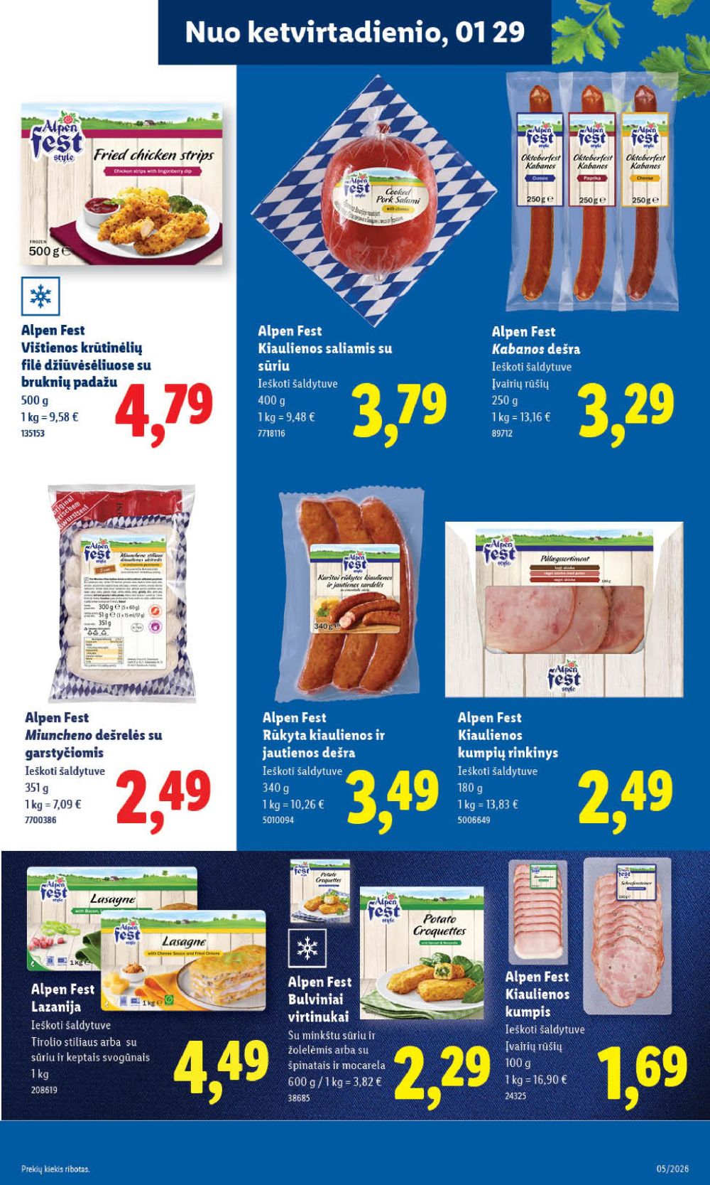LIDL - Maisto prekių pasiūlymai (2026 01 26 - 2026 02 01) | 15