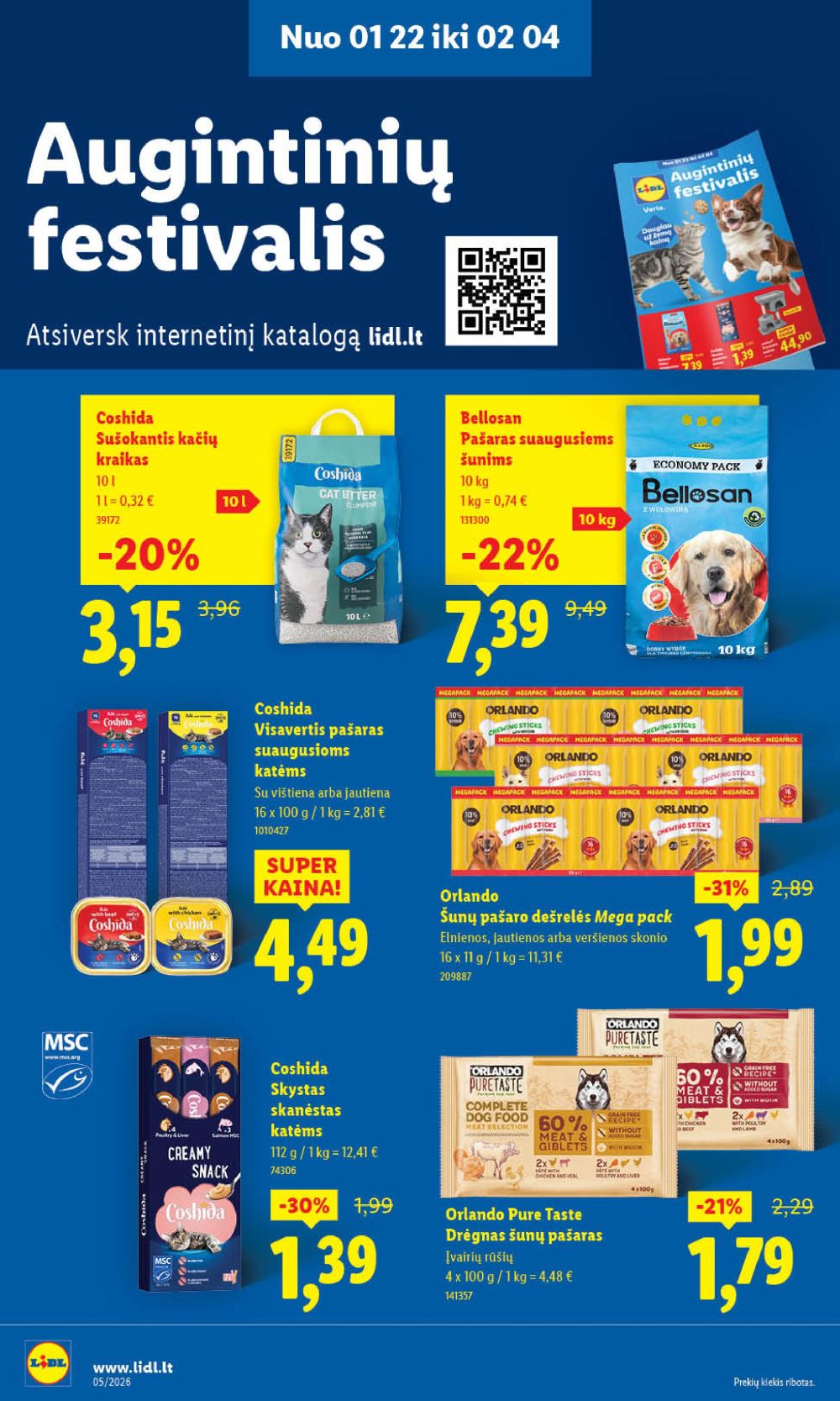 LIDL - Maisto prekių pasiūlymai (2026 01 26 - 2026 02 01) | 18