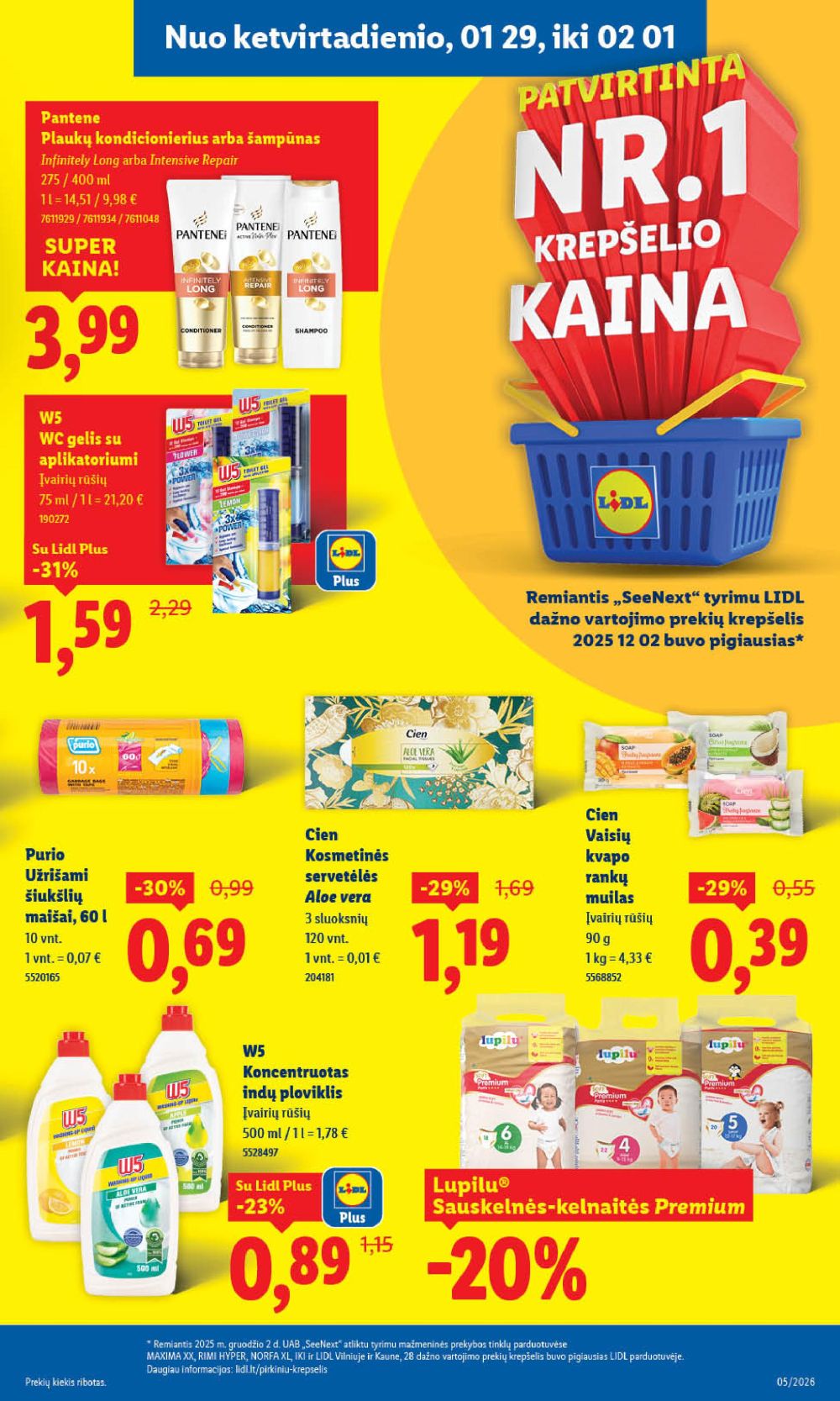 LIDL - Maisto prekių pasiūlymai (2026 01 26 - 2026 02 01) | 19