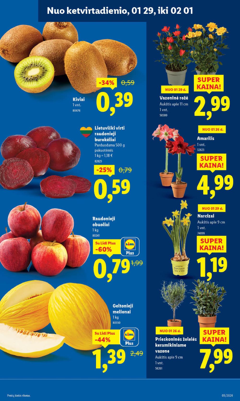 LIDL - Maisto prekių pasiūlymai (2026 01 26 - 2026 02 01) | 27