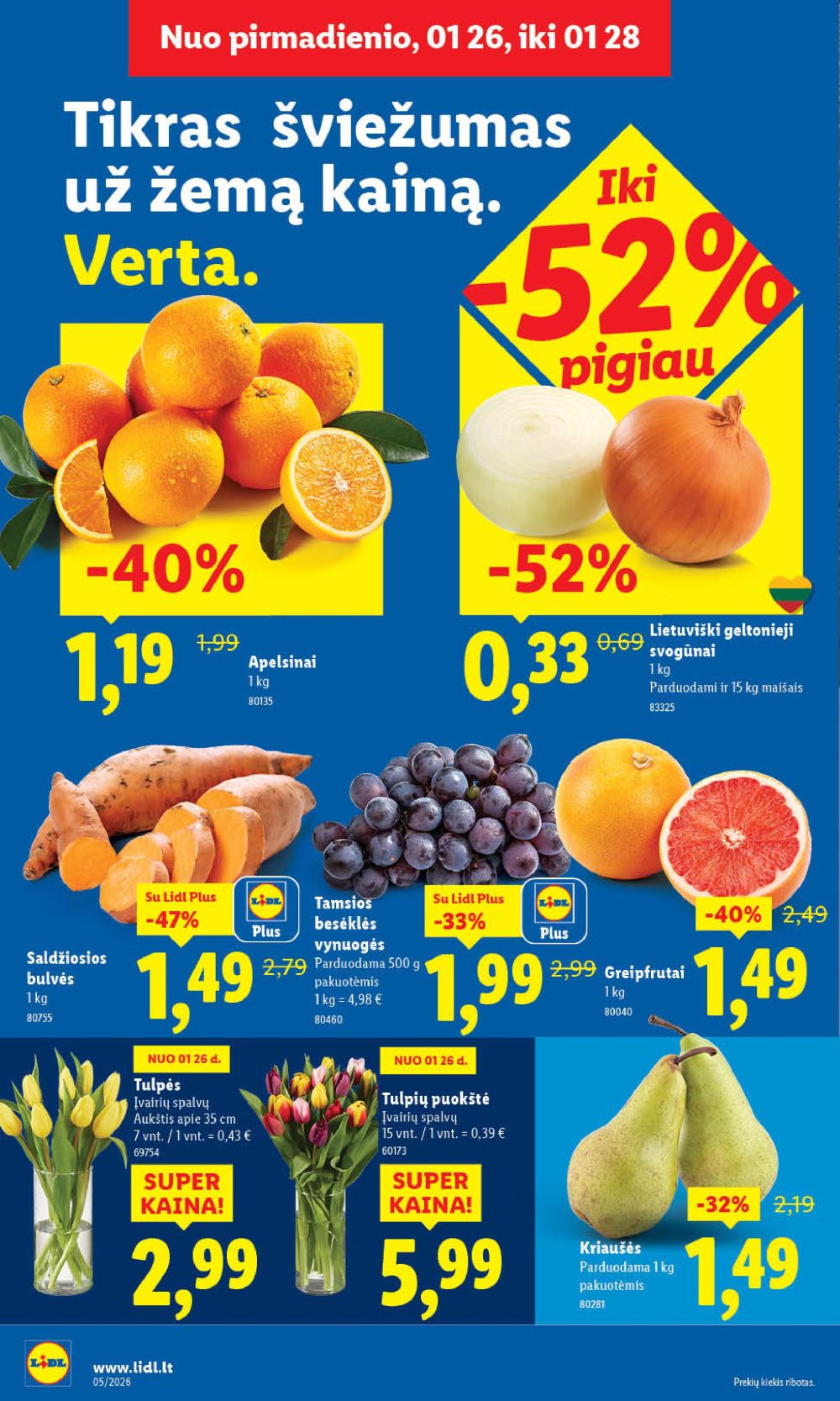 LIDL - Maisto prekių pasiūlymai (2026 01 26 - 2026 02 01) | 4