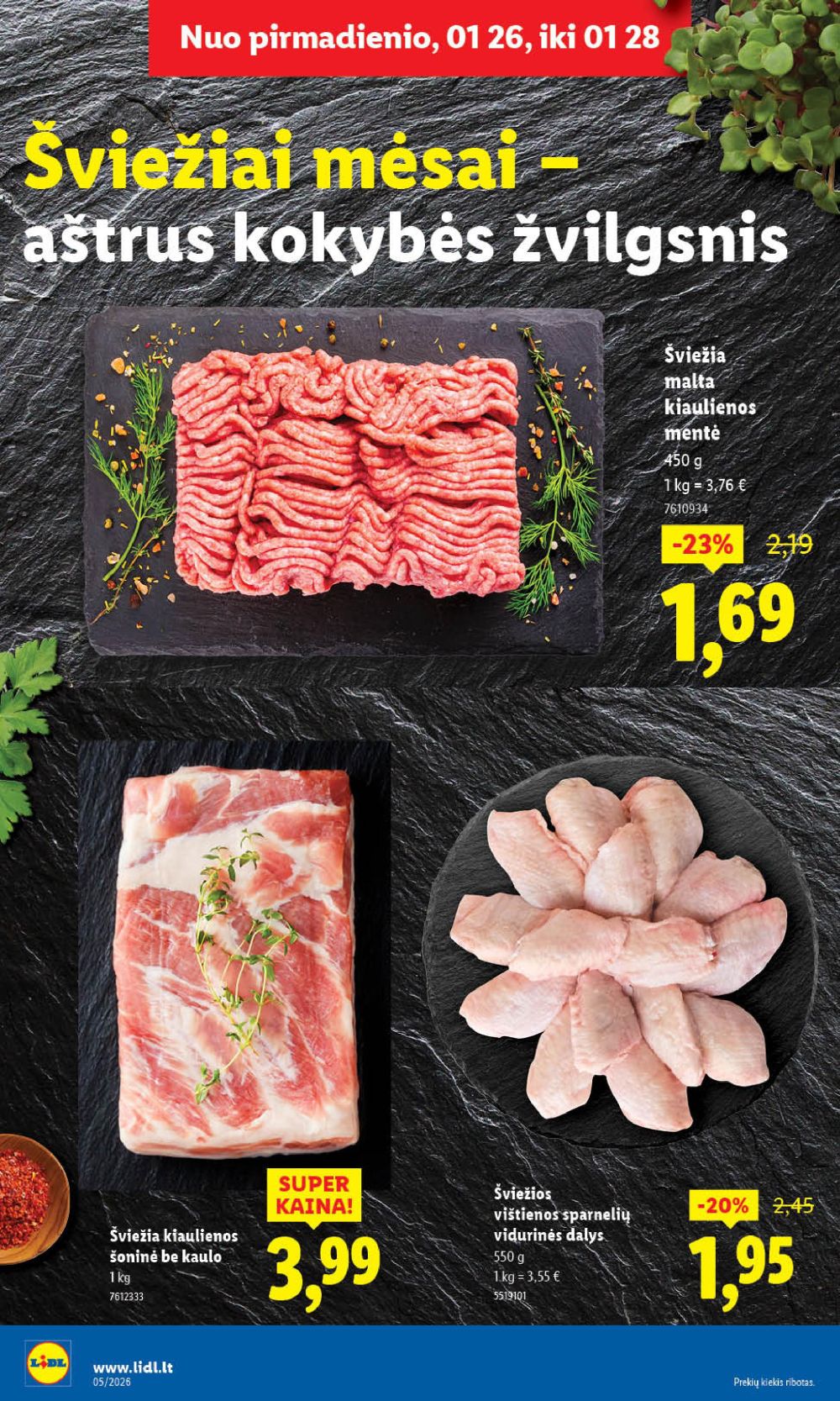 LIDL - Maisto prekių pasiūlymai (2026 01 26 - 2026 02 01) | 6