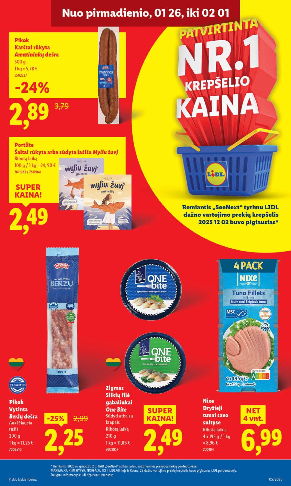 LIDL - Maisto prekių pasiūlymai (2026 01 26 - 2026 02 01) | 7