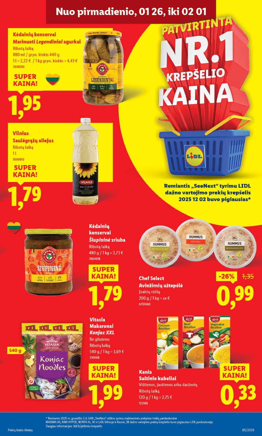 LIDL - Maisto prekių pasiūlymai (2026 01 26 - 2026 02 01) | 9