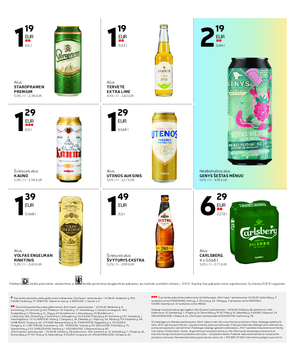 RIMI - Alkoholiniu gerimu asortimento katalogas nr 21 (2026-10-01 - 2026-11-01) | 13