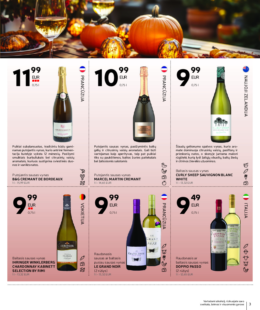 RIMI - Alkoholiniu gerimu asortimento katalogas nr 21 (2026-10-01 - 2026-11-01) | 3
