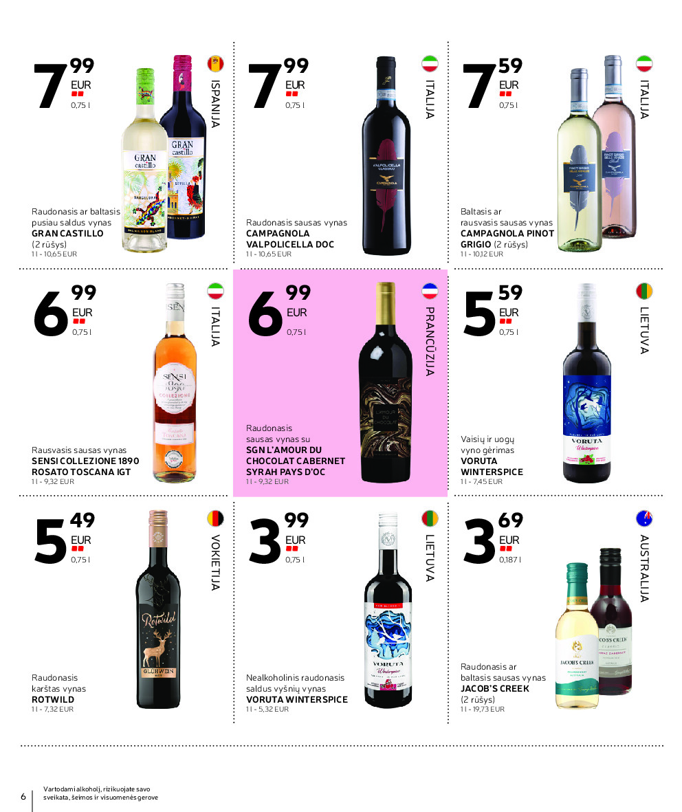 RIMI - Alkoholiniu gerimu asortimento katalogas nr 21 (2026-10-01 - 2026-11-01) | 6