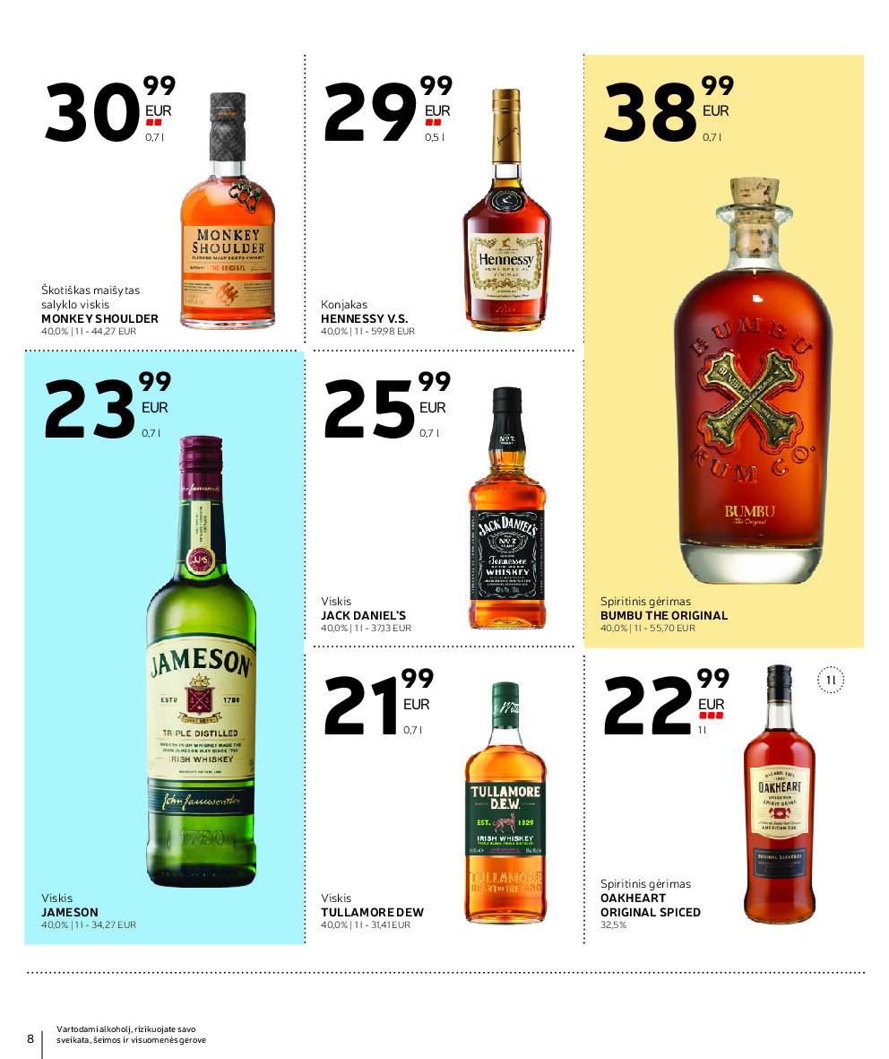 RIMI - Alkoholiniu gerimu asortimento katalogas nr 21 (2026-10-01 - 2026-11-01) | 8