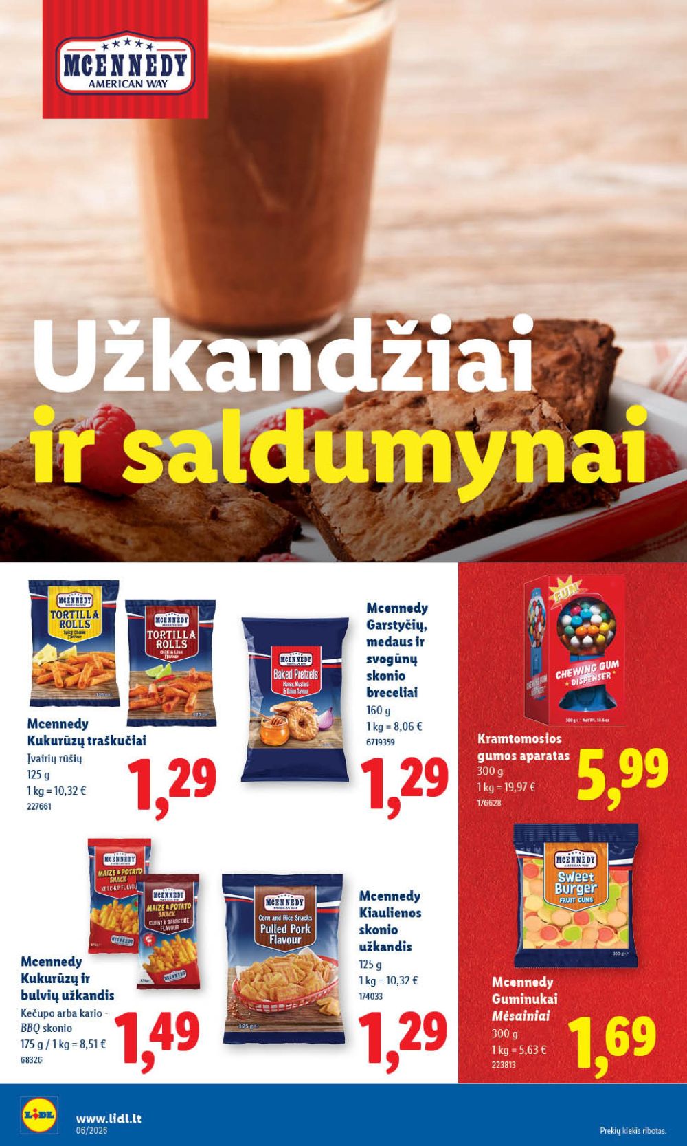 LIDL - Maisto prekių pasiūlymai (2026 02 02 - 2026 02 08) | 12