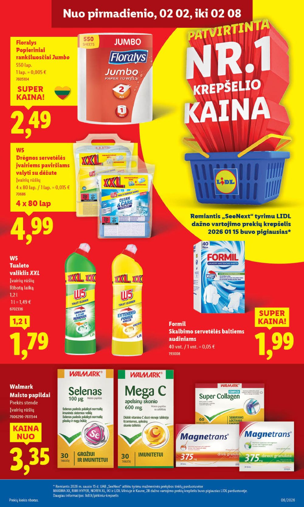 LIDL - Maisto prekių pasiūlymai (2026 02 02 - 2026 02 08) | 19