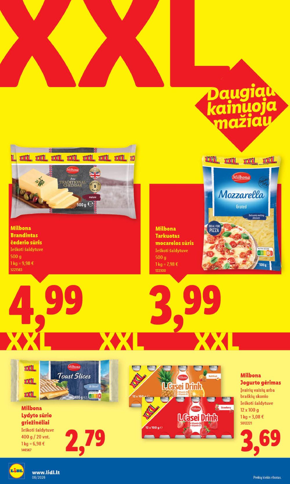 LIDL - Maisto prekių pasiūlymai (2026 02 02 - 2026 02 08) | 24