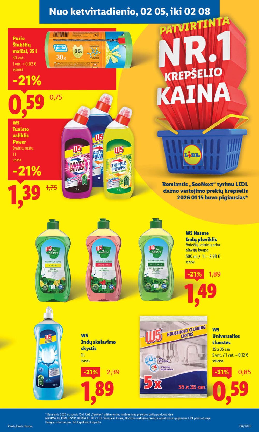 LIDL - Maisto prekių pasiūlymai (2026 02 02 - 2026 02 08) | 29