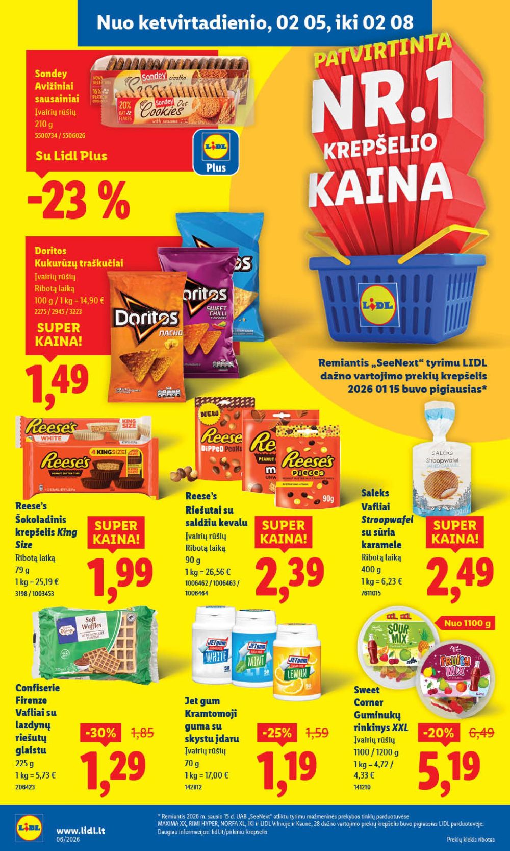LIDL - Maisto prekių pasiūlymai (2026 02 02 - 2026 02 08) | 34