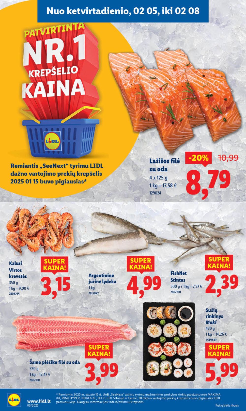 LIDL - Maisto prekių pasiūlymai (2026 02 02 - 2026 02 08) | 40