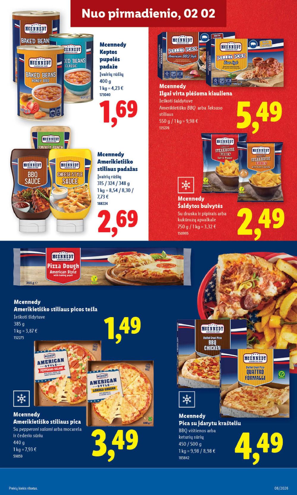 LIDL - Maisto prekių pasiūlymai (2026 02 02 - 2026 02 08) | 9