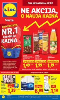 LIDL - Maisto prekių pasiūlymai (2026 02 02 - 2026 02 08)