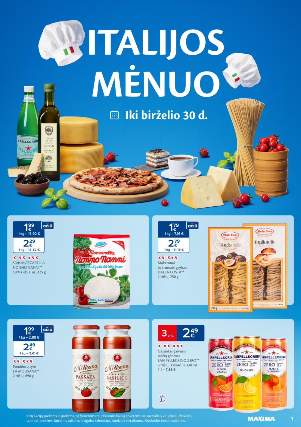 MAXIMA - Italijos mėnuo (2025 06 03 - 2025 06 30) | 1