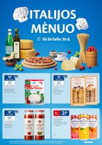 MAXIMA - Italijos mėnuo (2025 06 03 - 2025 06 30)