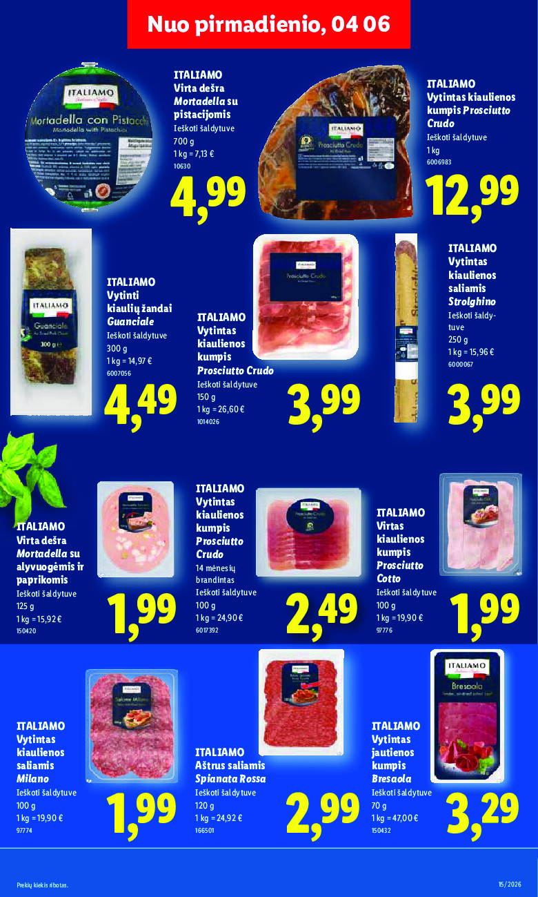 MAISTO PREKIŲ PASIŪLYMAI (2026-04-06 - 2026-04-12) | 9