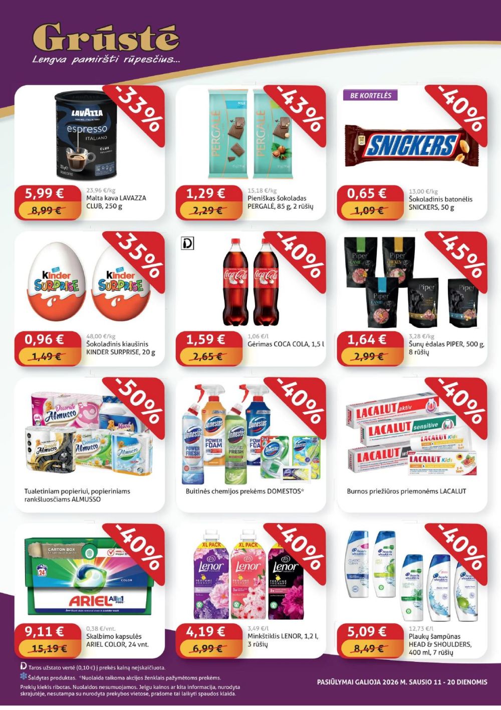 GRŪSTĖ - Ko gero pigiau nerasi (2026 01 11 - 2026 01 20) | 4