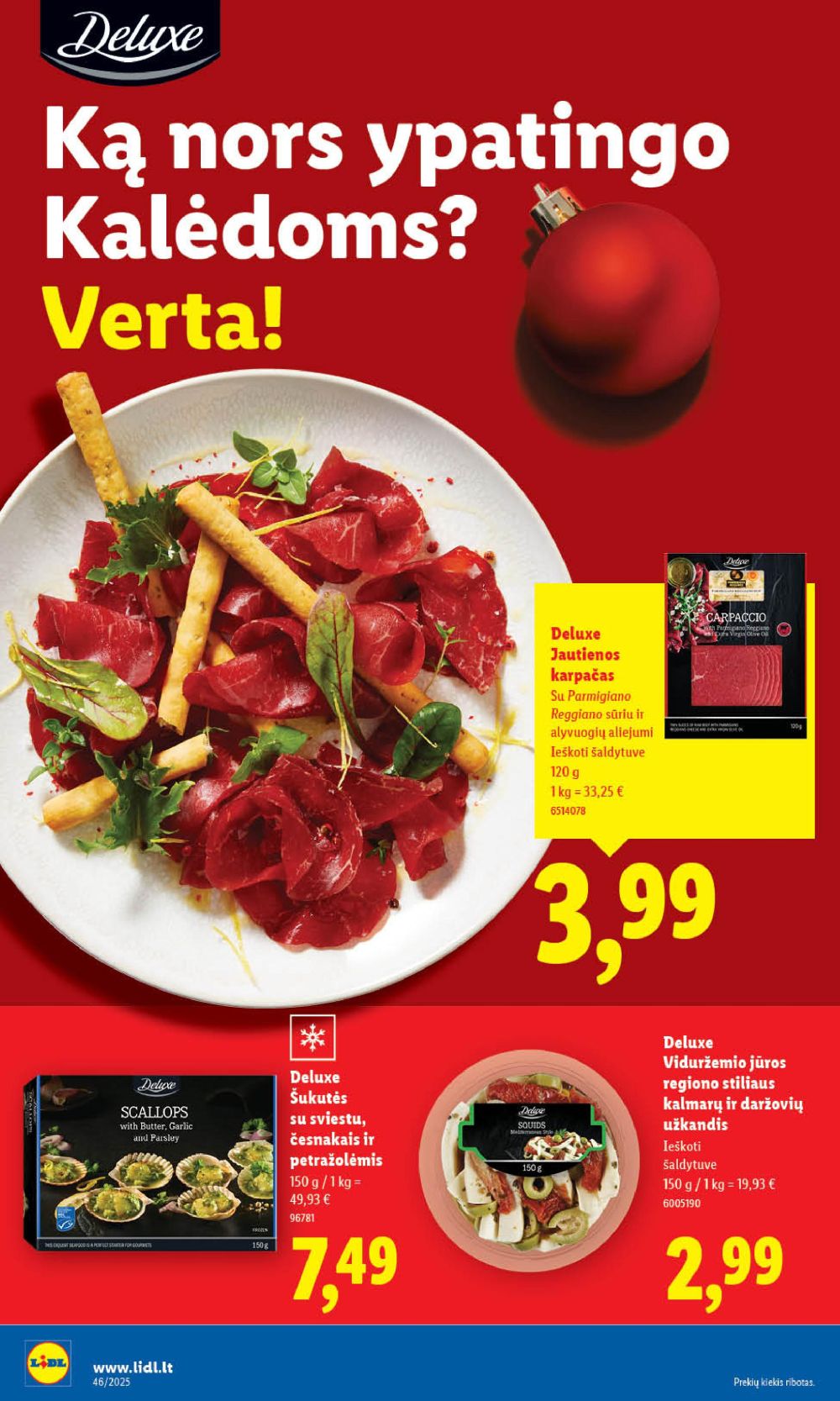 LIDL - Maisto prekių pasiūlymai (2025 11 13 - 2025 11 16) | 16