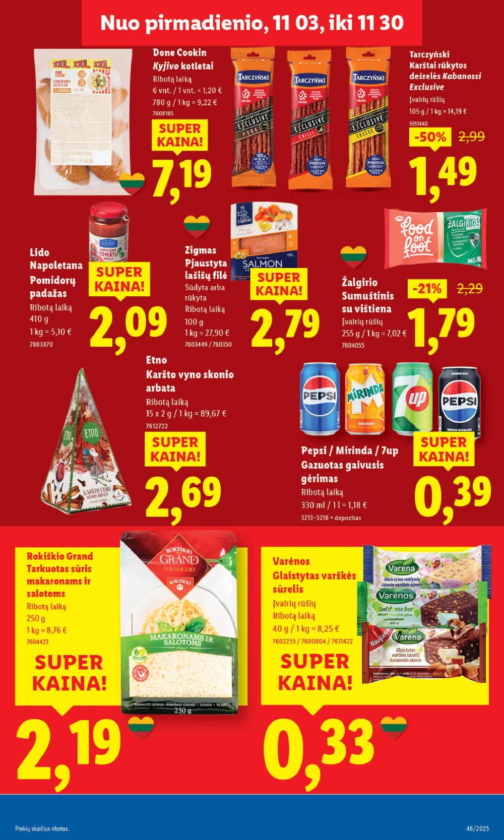LIDL - Maisto prekių pasiūlymai (2025 11 13 - 2025 11 16) | 23