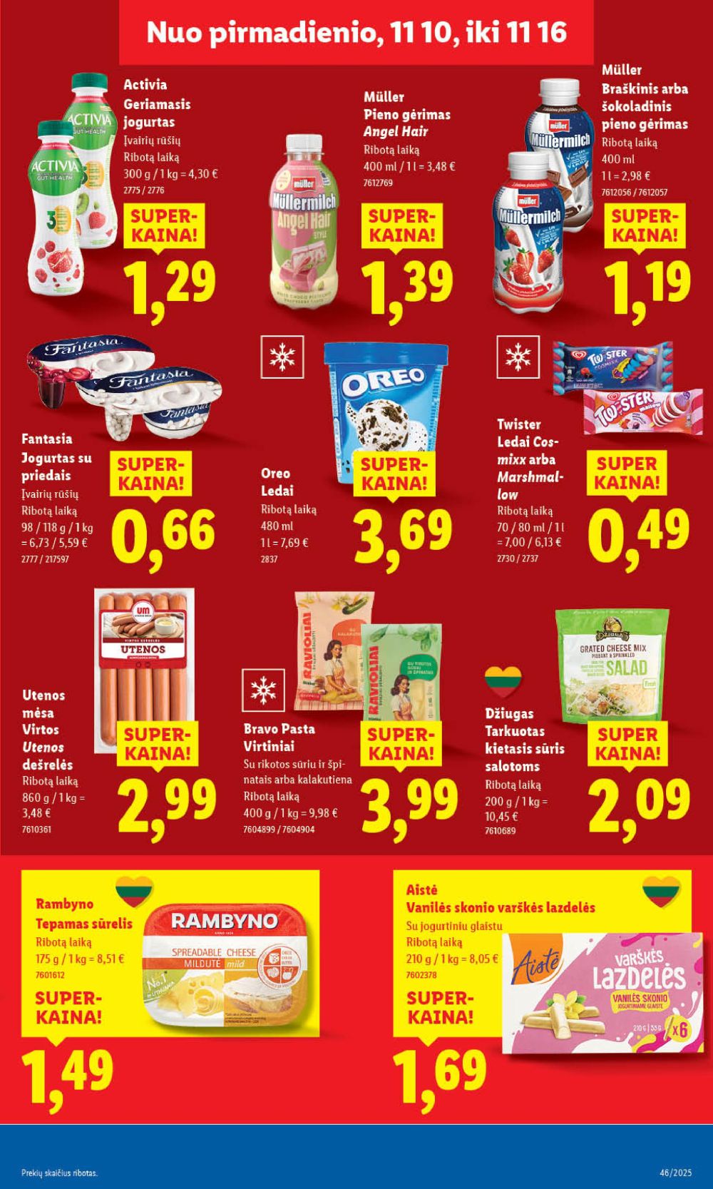 LIDL - Maisto prekių pasiūlymai (2025 11 13 - 2025 11 16) | 29