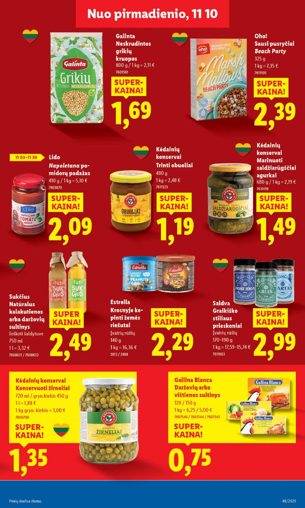 LIDL - Maisto prekių pasiūlymai (2025 11 13 - 2025 11 16) | 31