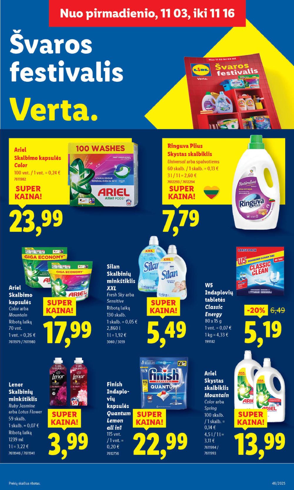 LIDL - Maisto prekių pasiūlymai (2025 11 13 - 2025 11 16) | 37