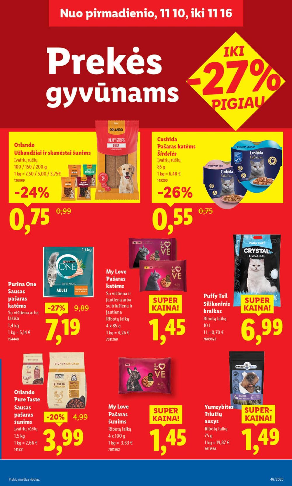 LIDL - Maisto prekių pasiūlymai (2025 11 13 - 2025 11 16) | 43