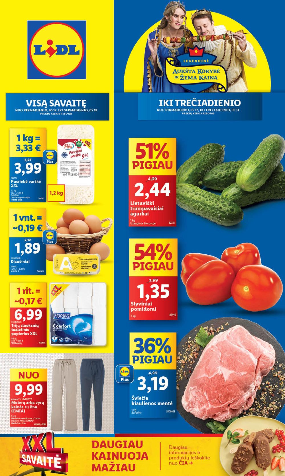LIDL - Maisto prekių pasiūlymai (2025 05 12 - 2025 05 18) | 1