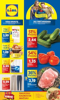 LIDL - Maisto prekių pasiūlymai (2025 05 12 - 2025 05 18)