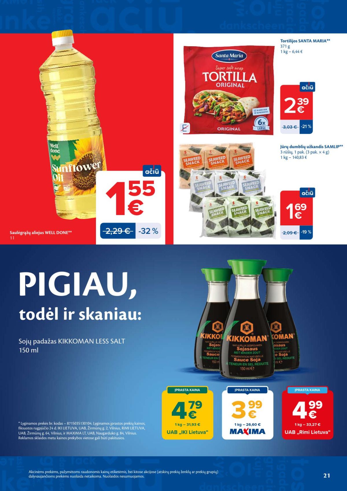 MAXIMA - Kaininis leidinys Nr.36 (2026 09 01 - 2026 09 07) | 11