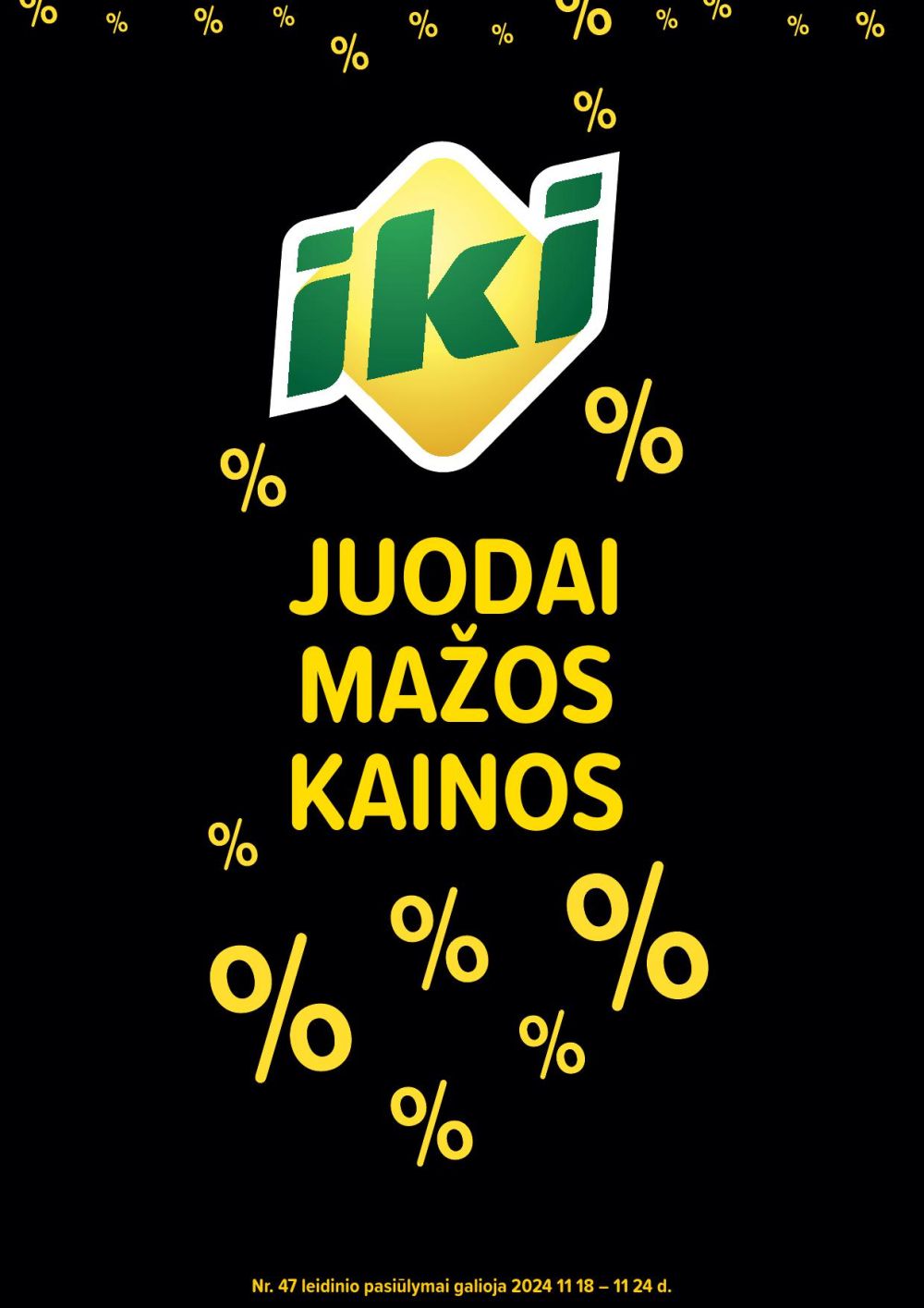 IKI - Juodai mažos kainos (2024 11 18 - 2024 11 24) | 1