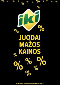 IKI - Juodai mažos kainos (2024 11 18 - 2024 11 24)