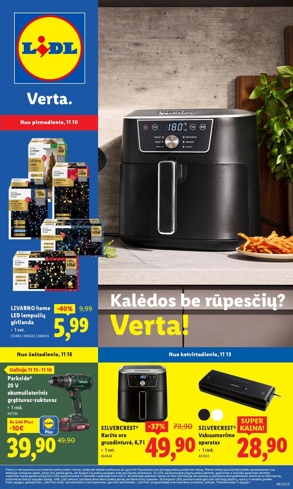 LIDL - Ne maisto prekių pasiūlymai (2025 11 10 - 2025 11 16) | 1